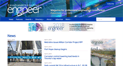 Desktop Screenshot of canadianconsultingengineer.com